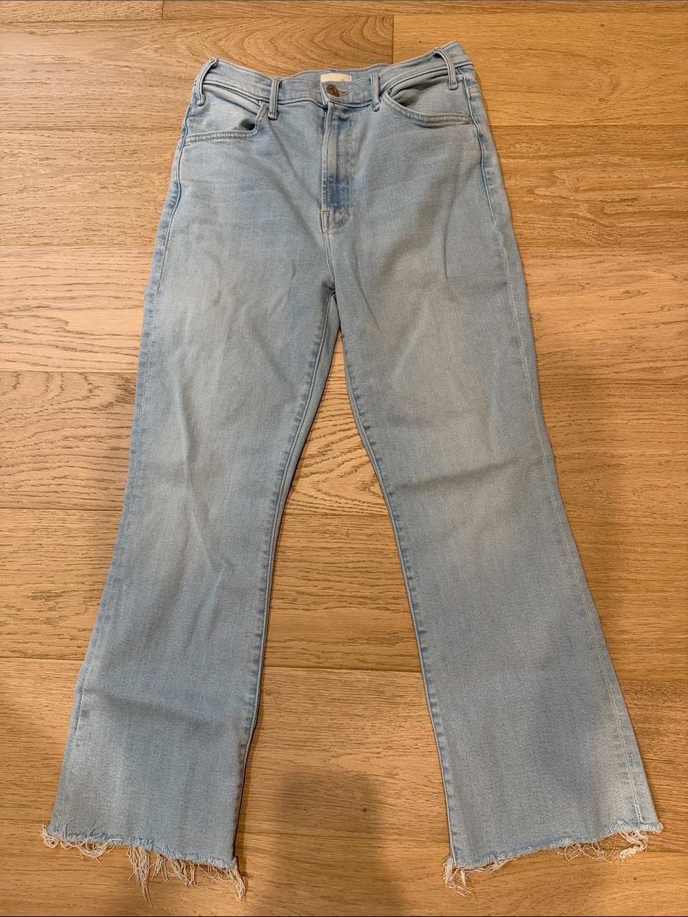 MOTHER The Hustler Ankle Fray Jeans